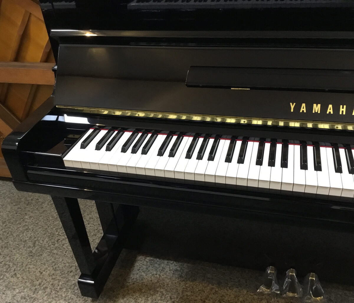 宅込 YAMAHA ヤマハ アップライトピアノ 椅子 インシュレータ キー 