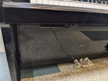 中古アップライトピアノYAMAHA U10BL（消音ユニットRSC3-1取り付け済み）